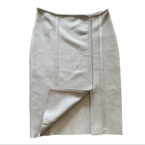 Herve Leger Woman’s Grey 2-Piece Long Sleeve Bandage Dress Size XS/S - Picture 2 of 12